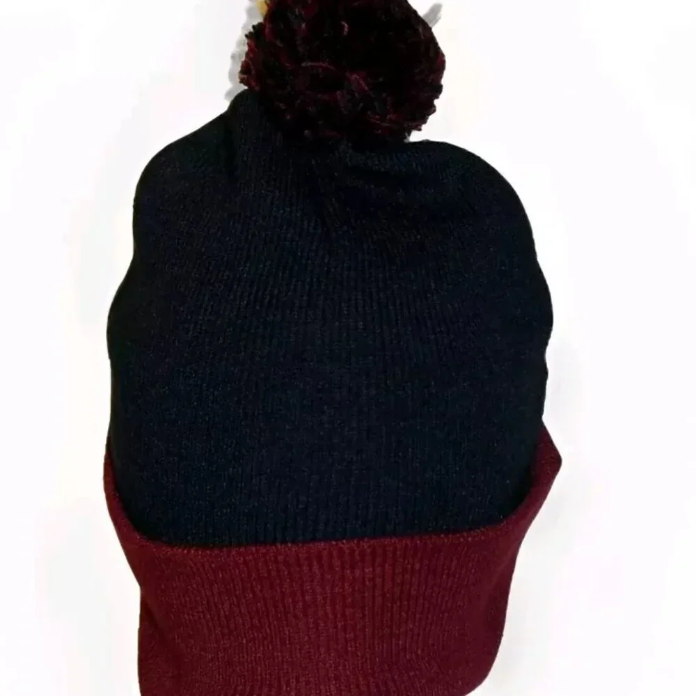 Cleveland Cavaliers Cavs Mens Adult Beanie Pom Winter Hat Cap New Nba - Picture 2 of 2